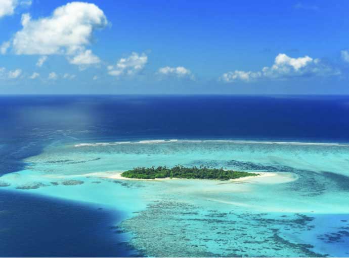 an island in the ocean