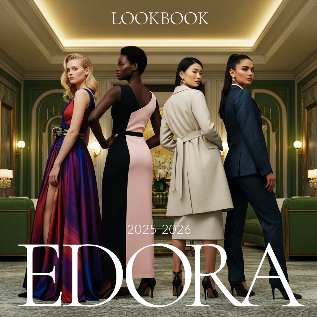 a group of women in dresses