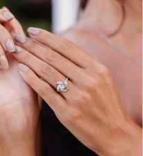 a close-up of a woman's hand