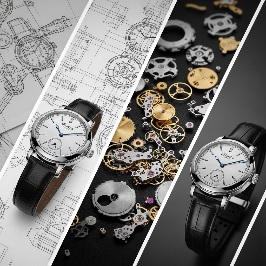 a collage of different watches and parts