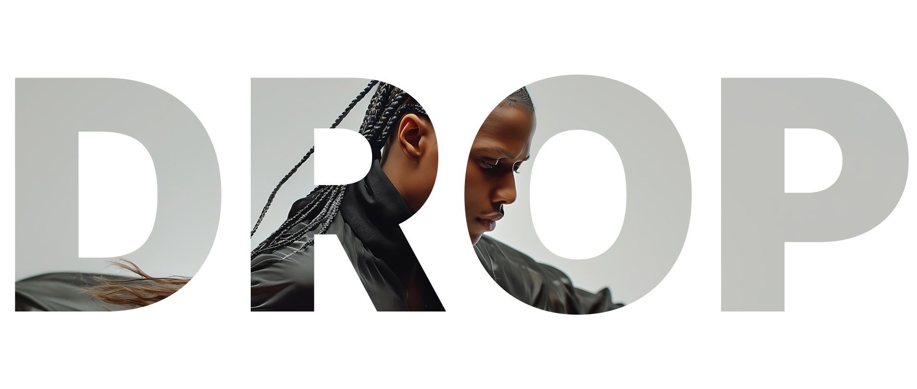 a man with braids looking down