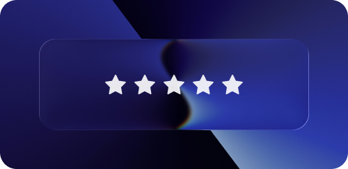 a group of white stars on a blue background