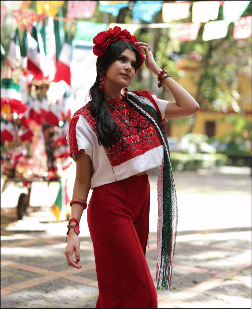 a woman with her hand on her face