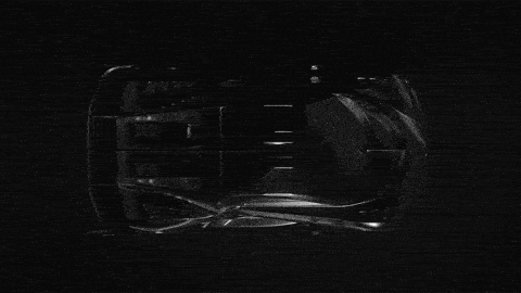 a black and white image of a car