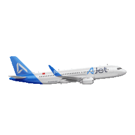 a white and blue airplane