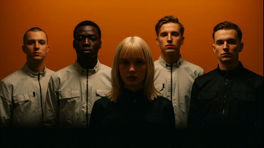 a group of people standing together