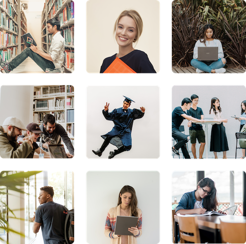 Learn, Graduate, Work