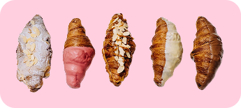 Different type of croissant 
