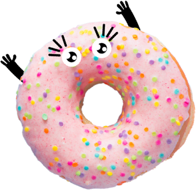 Pink donut
