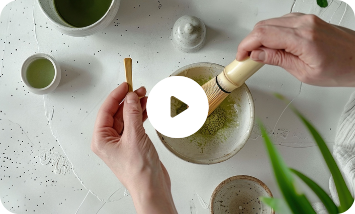 Making Matcha video