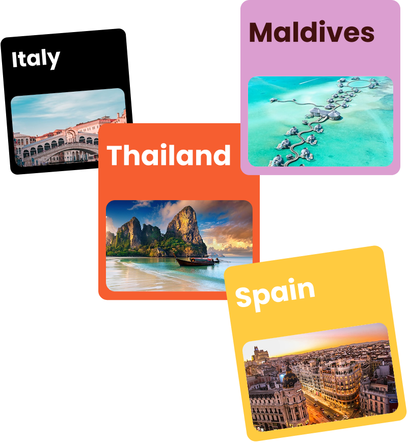 a group of pictures of different countries/regions