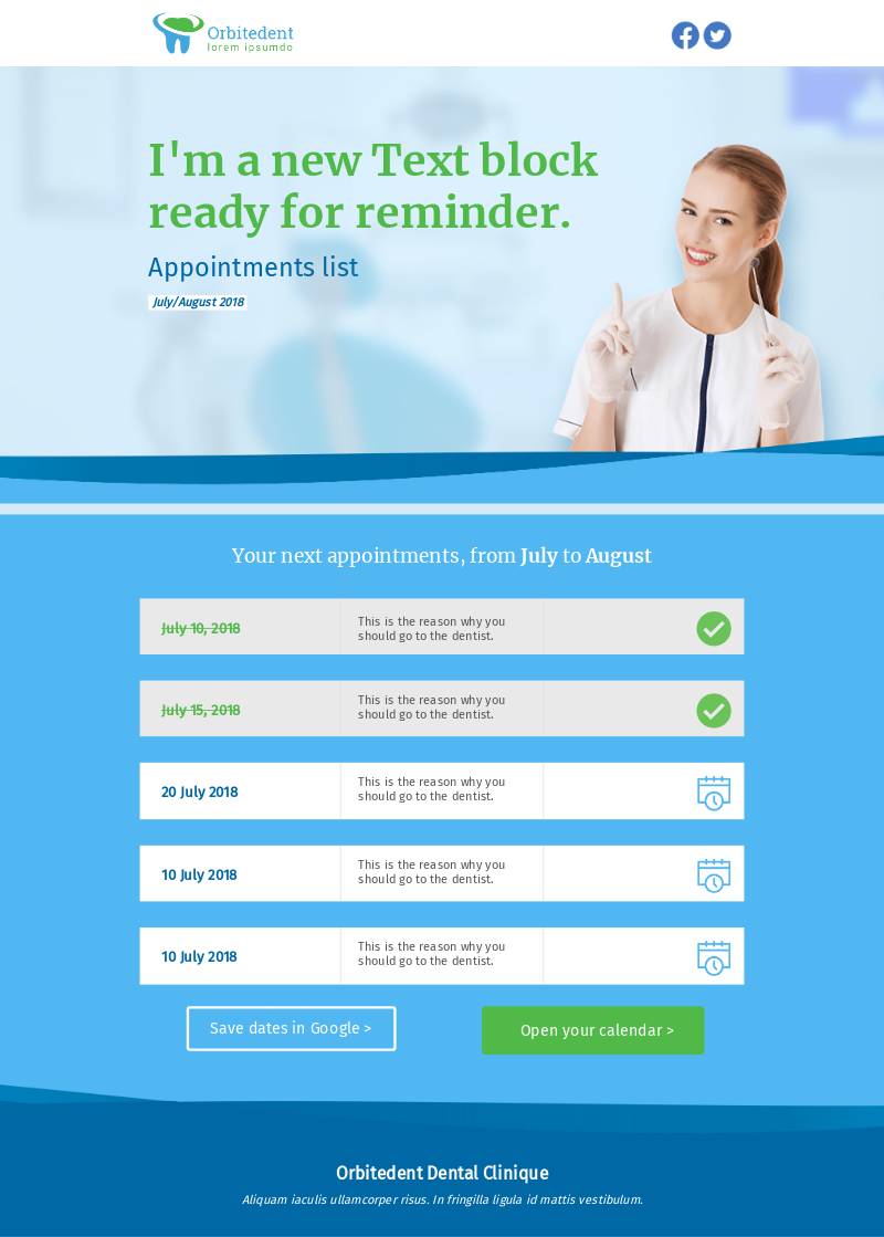 Dentist Reminder