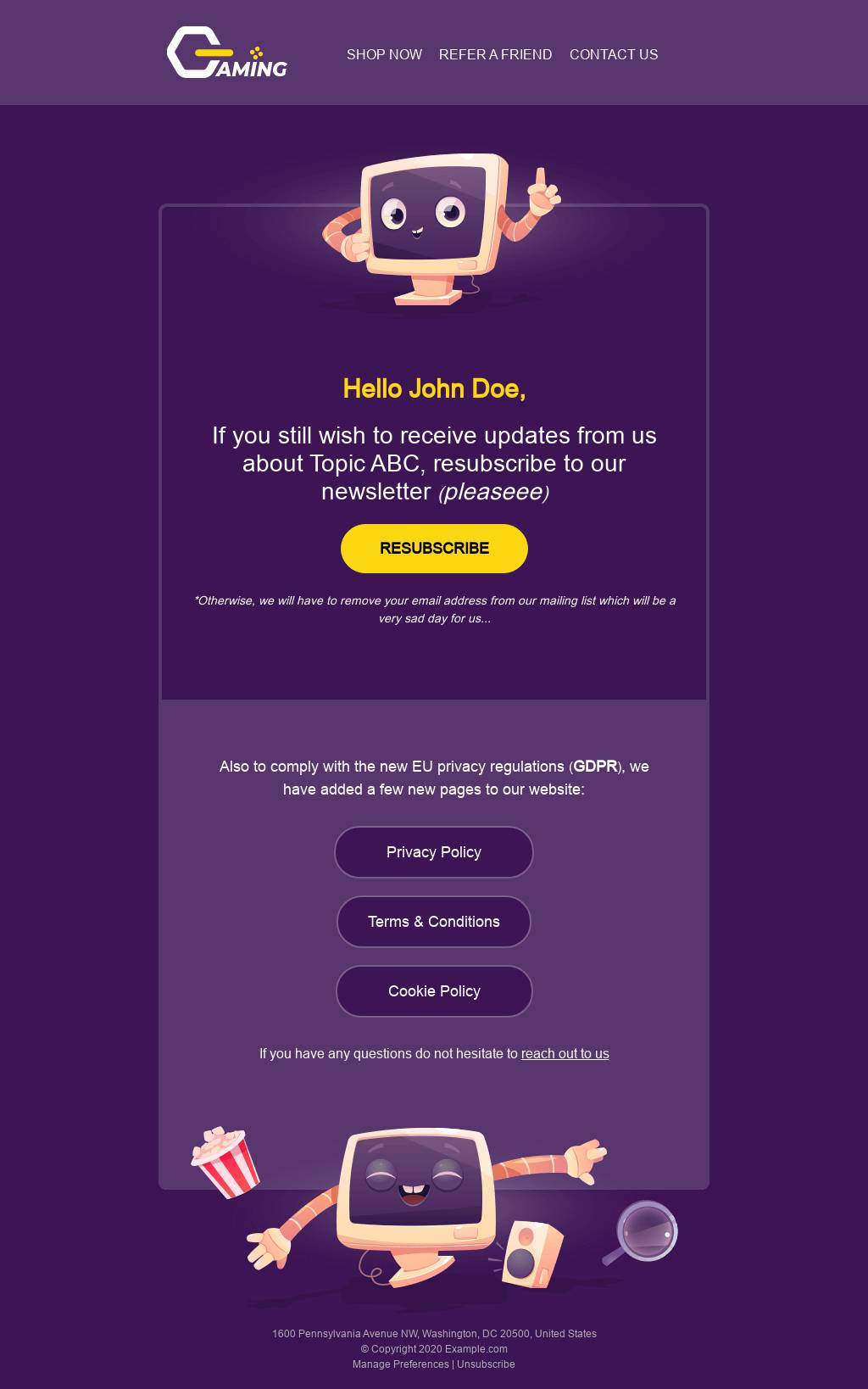 Opt In Email