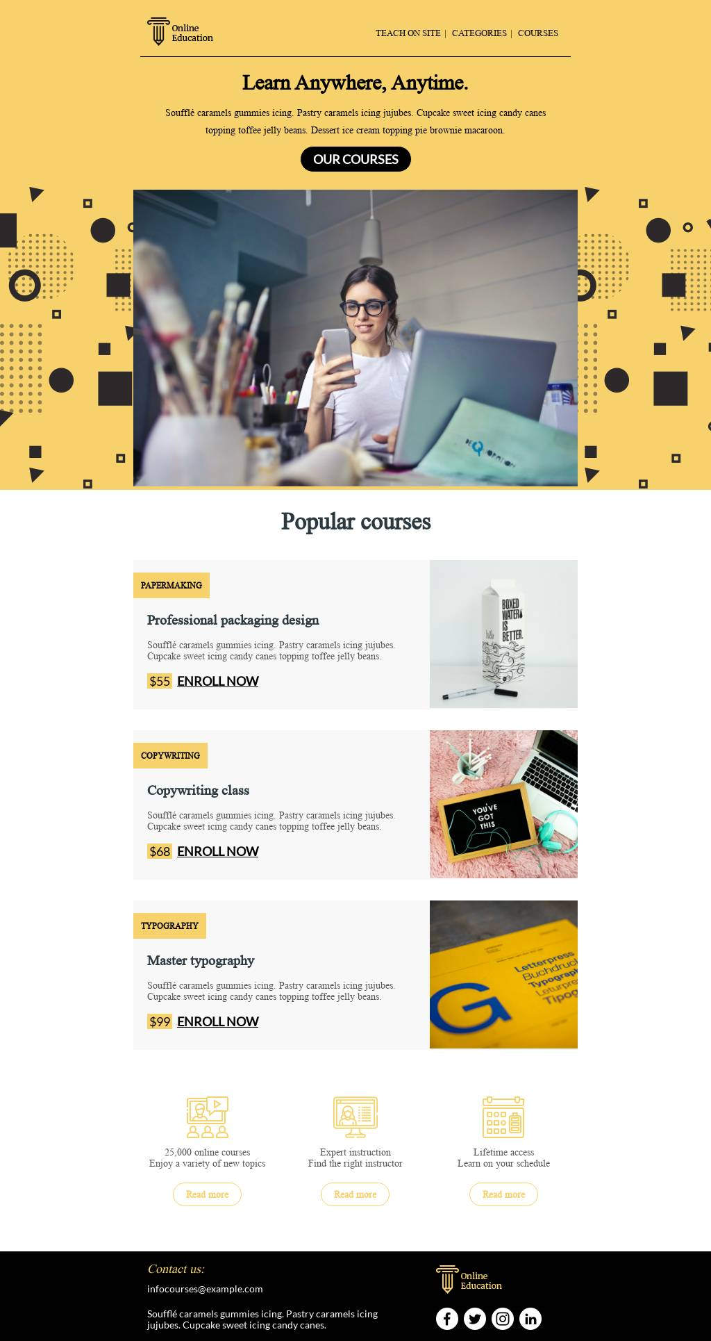 Online School Presentation