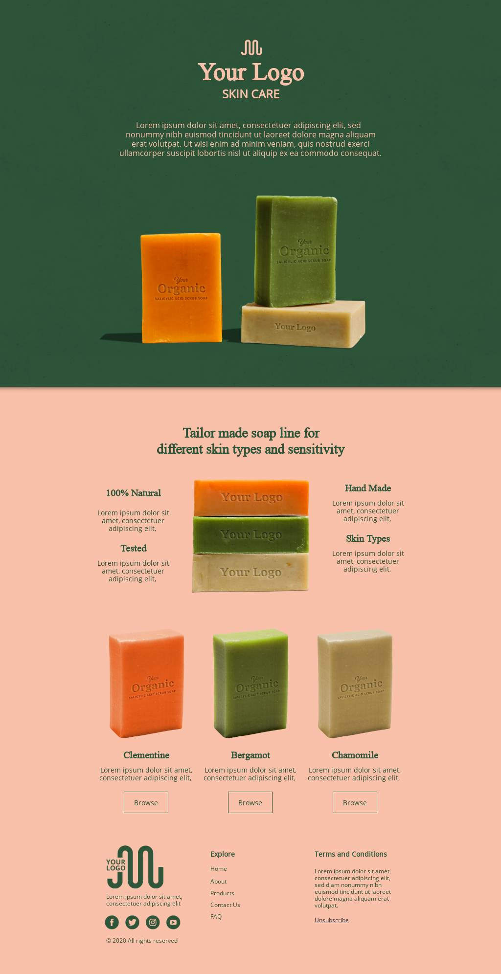 New Tailor Made Soap Line!
