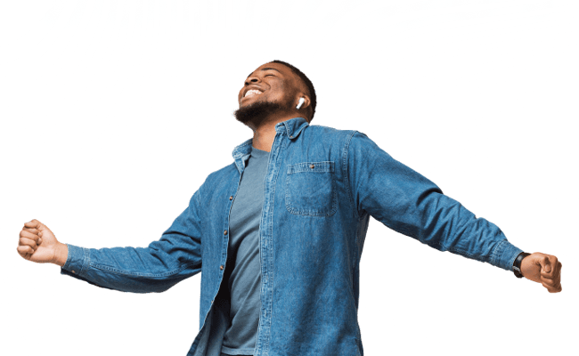 black man