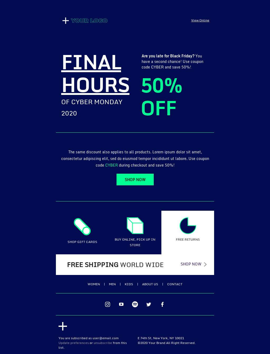 Final Hours Of Cyber Monday
