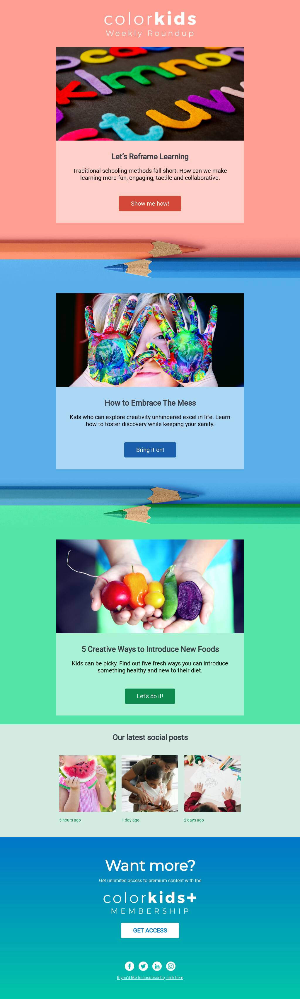 Colorful Newsletter
