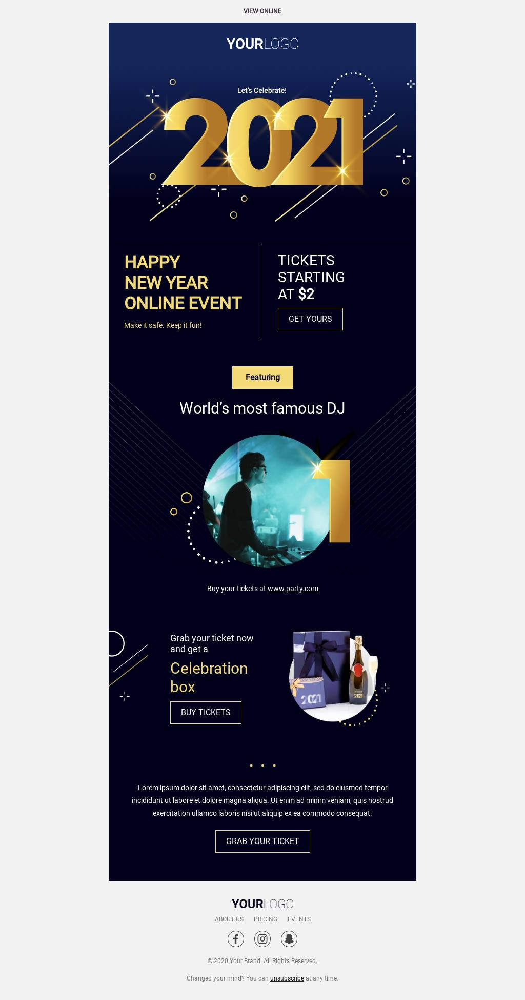 Happy New Year's Eve - Tickets