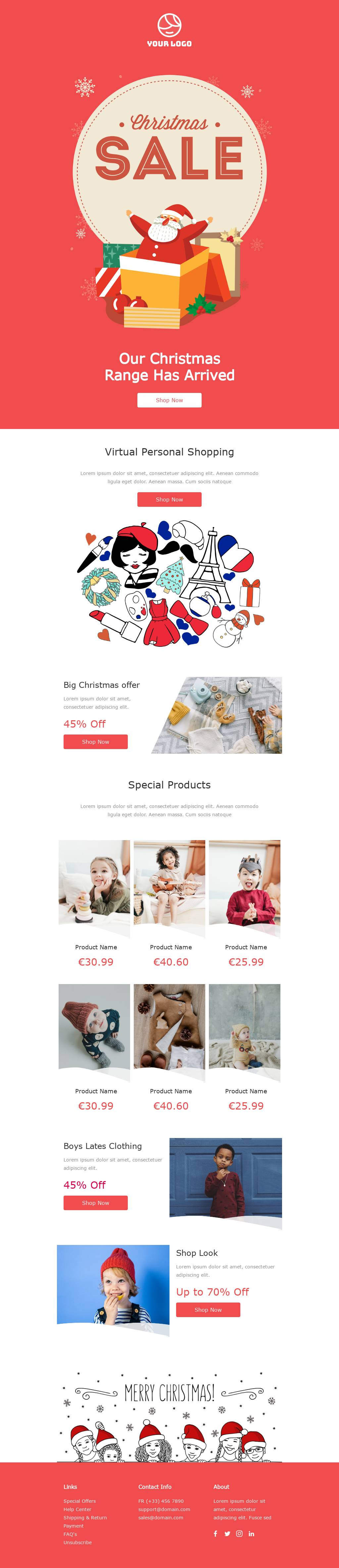 Christmas Sale Santa