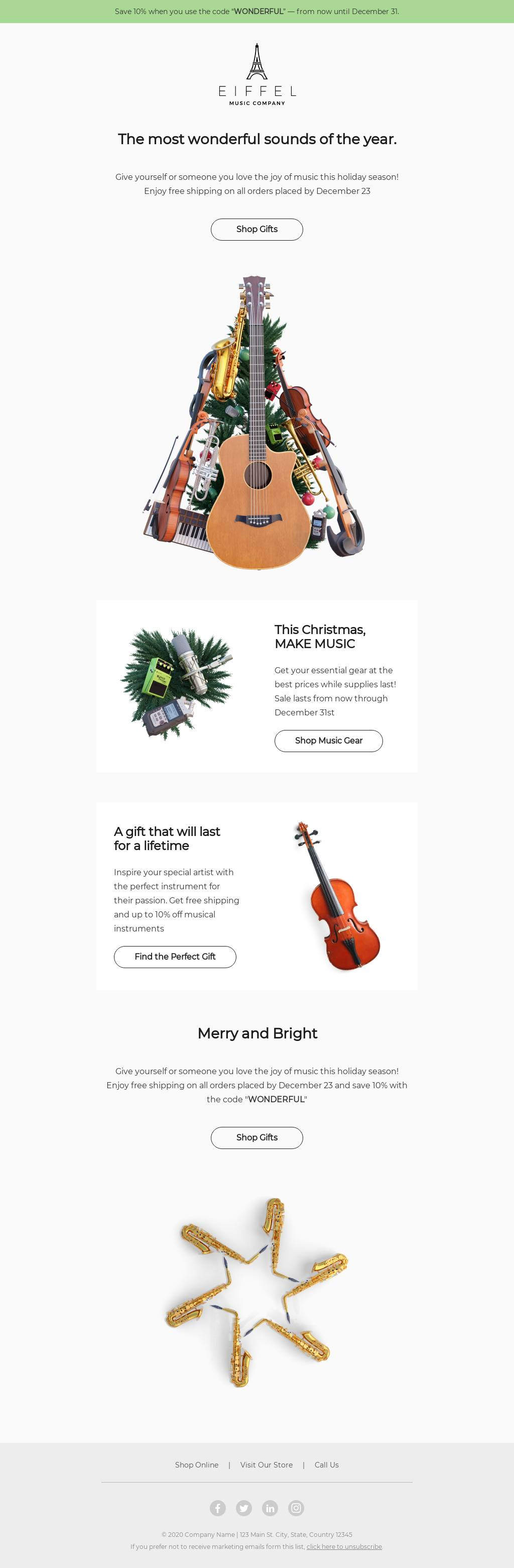 Christmas Music Promotion