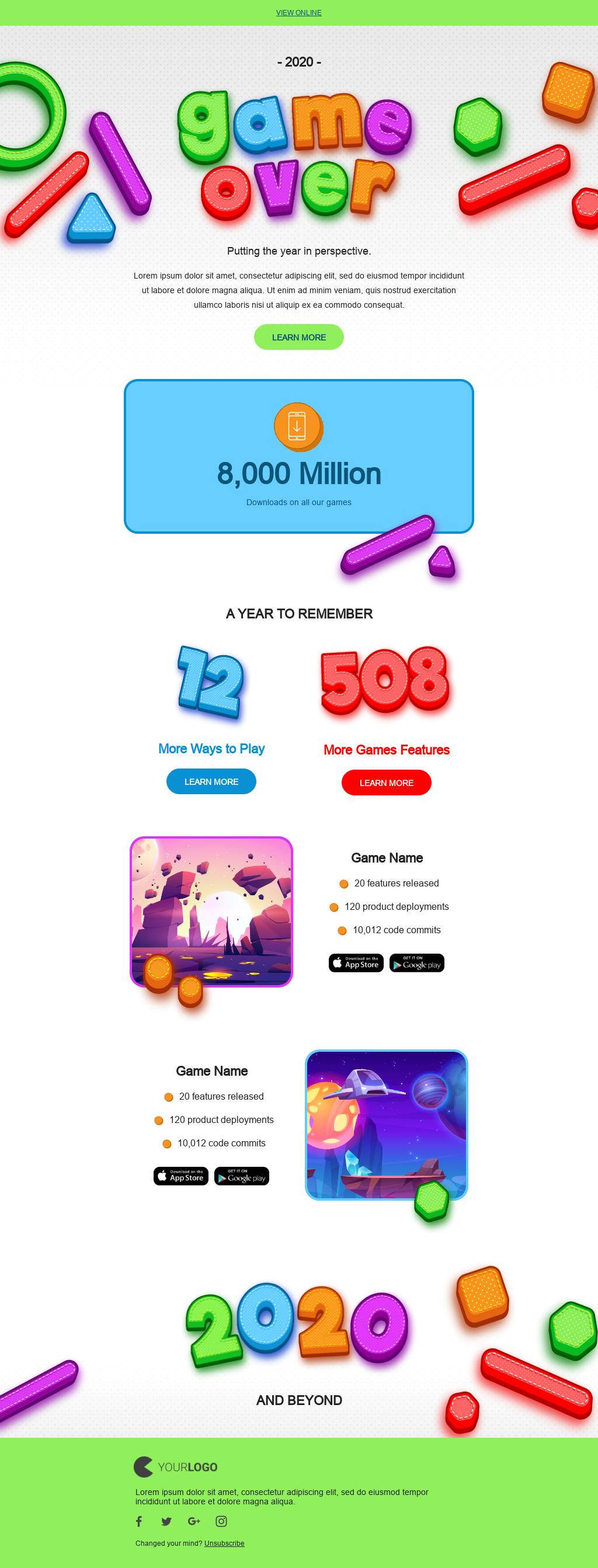 Annual Review: Year End