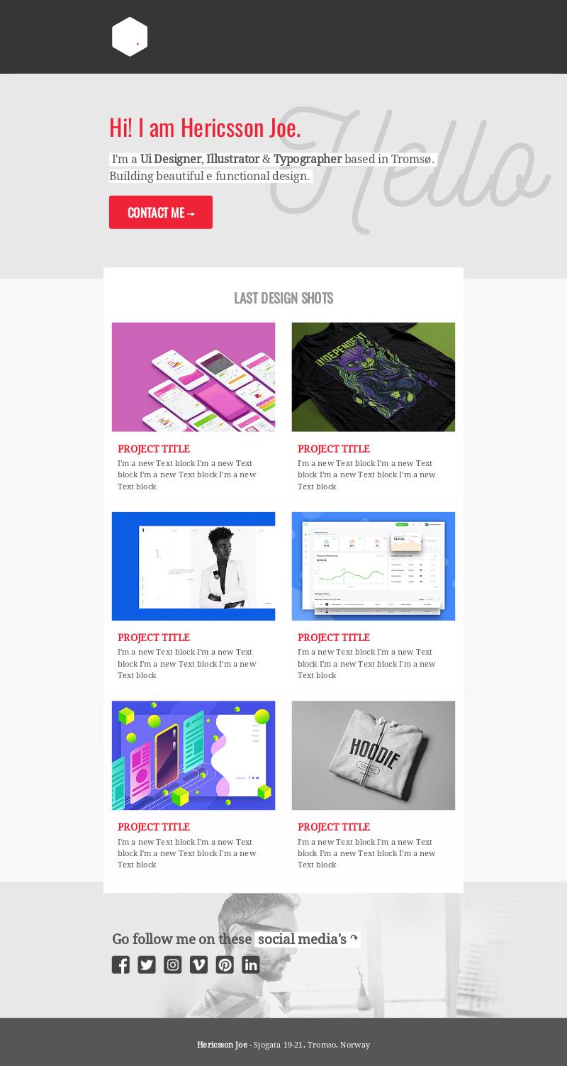 Freelancer Portfolio