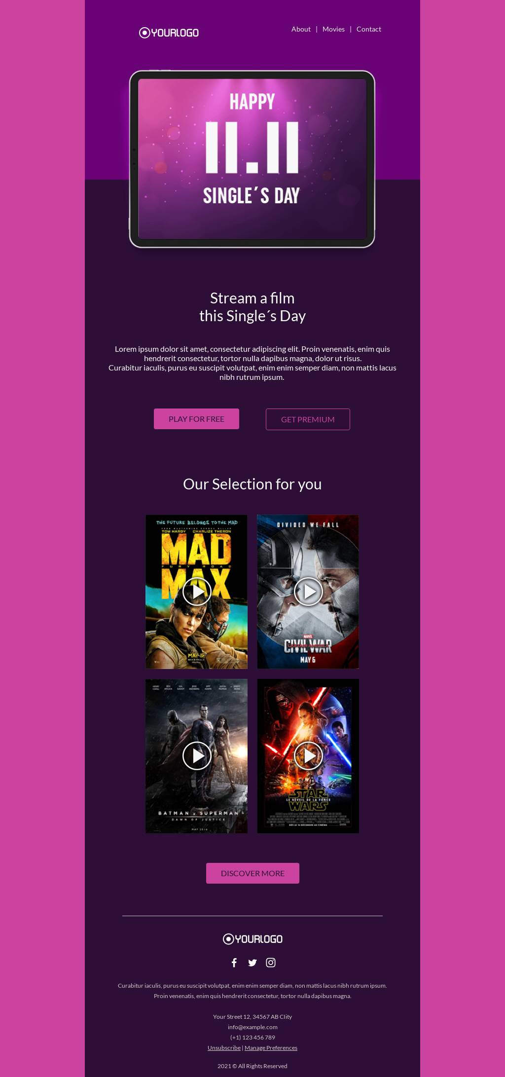 Singles Day Streaming