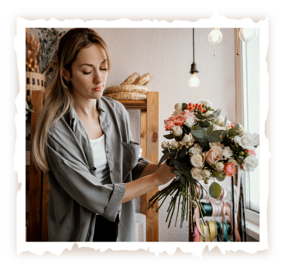 Woman Florist Photo