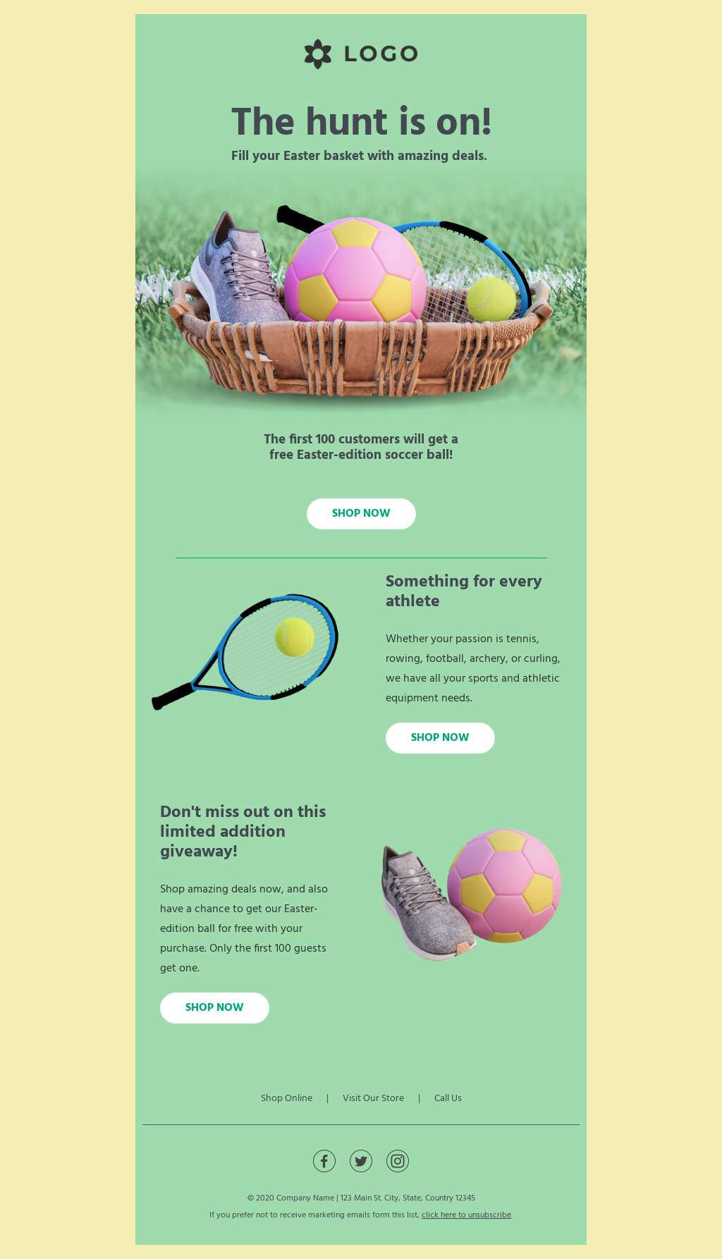 Easter Egg Hunt - Sports