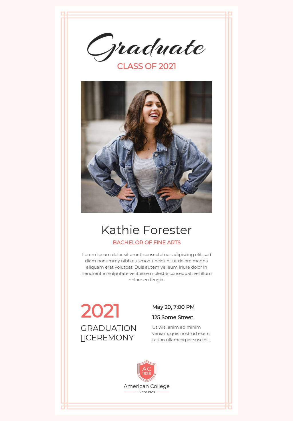 Graduation Announcement 2