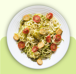 Pesto Spaghetti Dish Photo