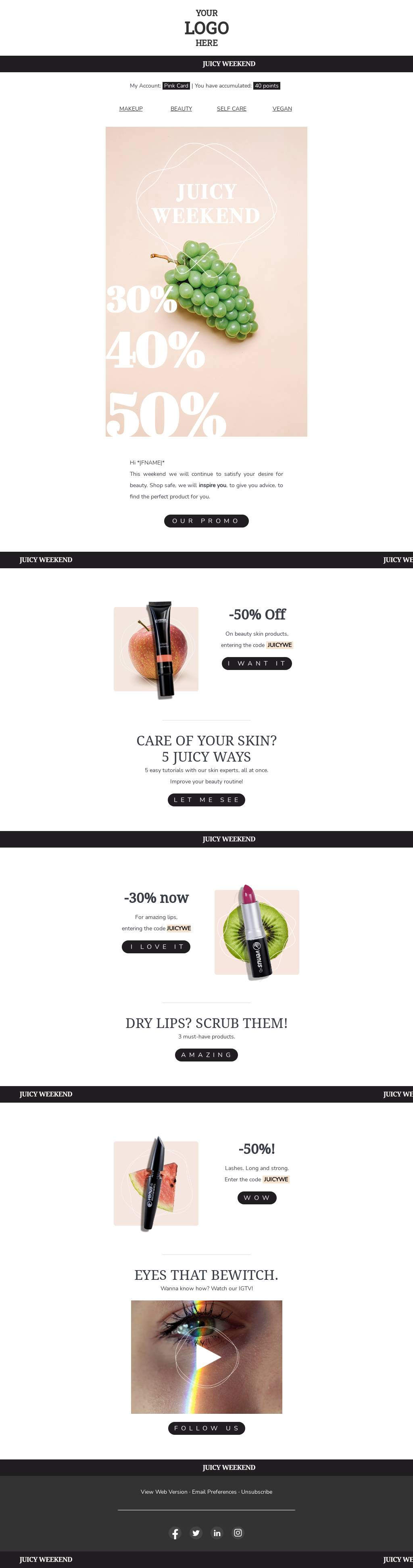 Juicy Sales Weekend