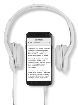 mobile phone with headphones