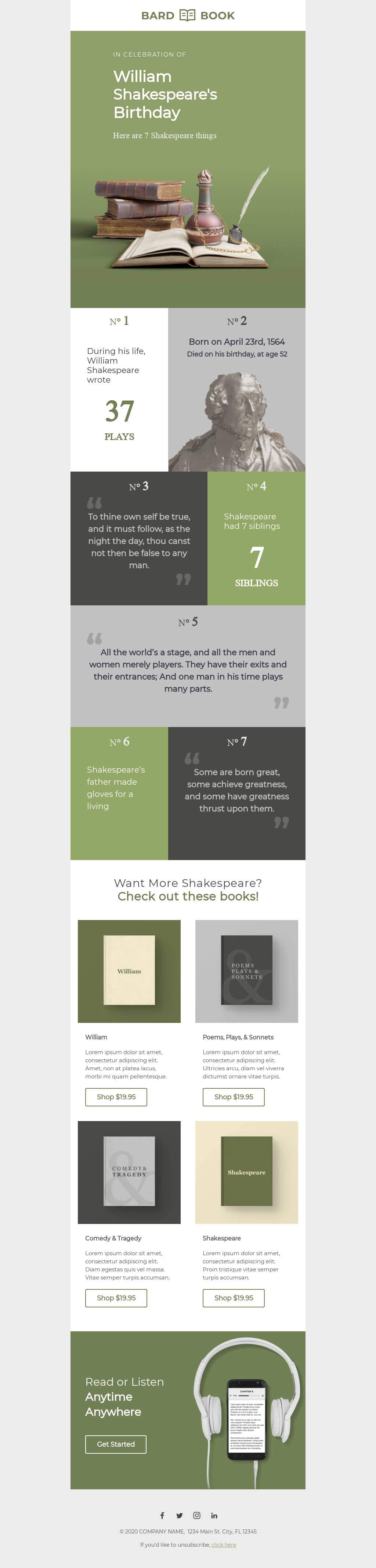 Shakespeare's Birthday
