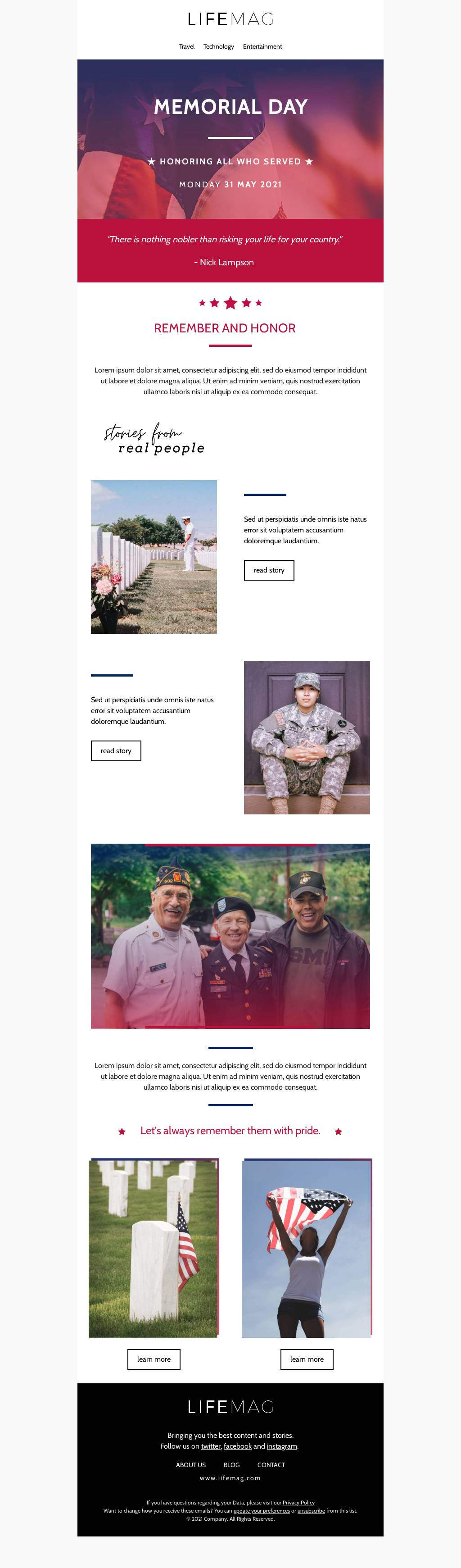 Memorial Day Magazine