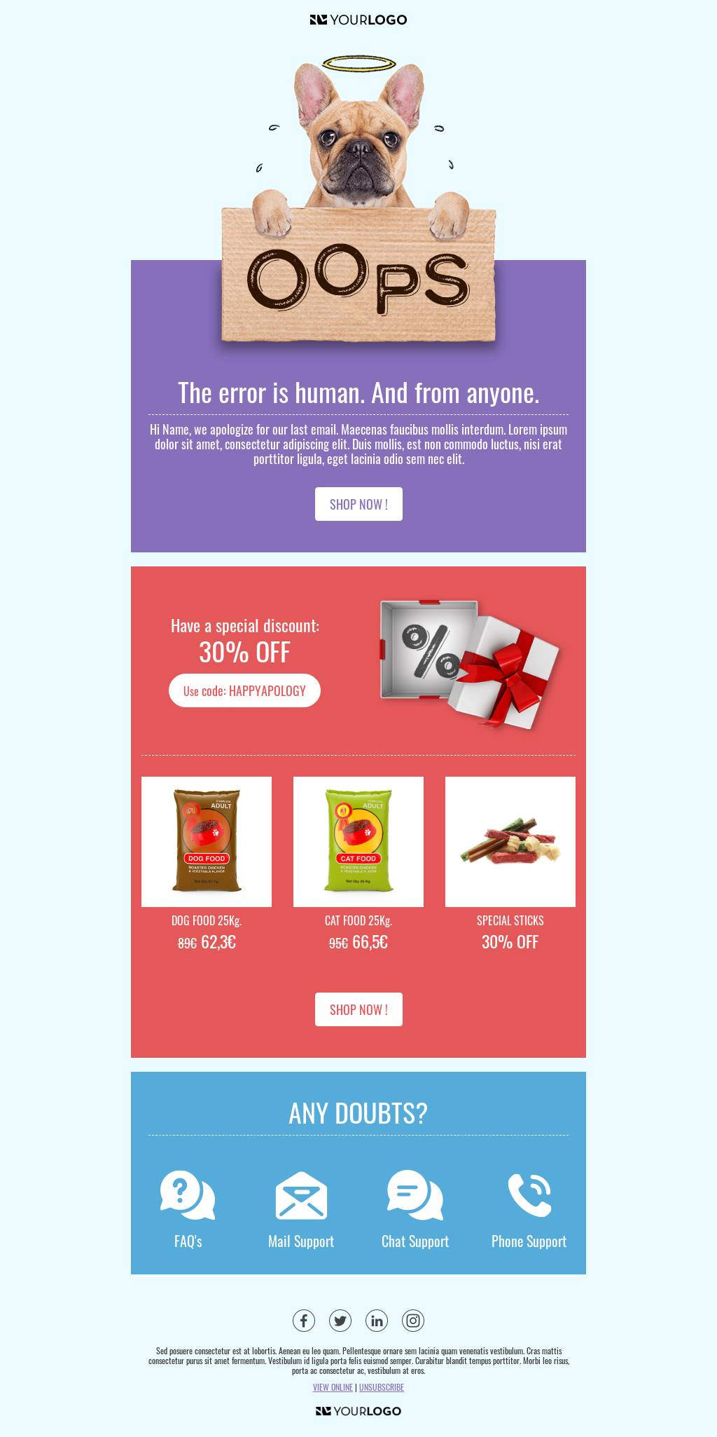 Apology Email