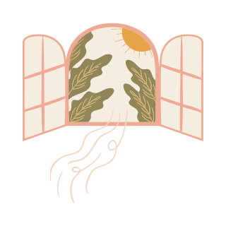 open window illustration
