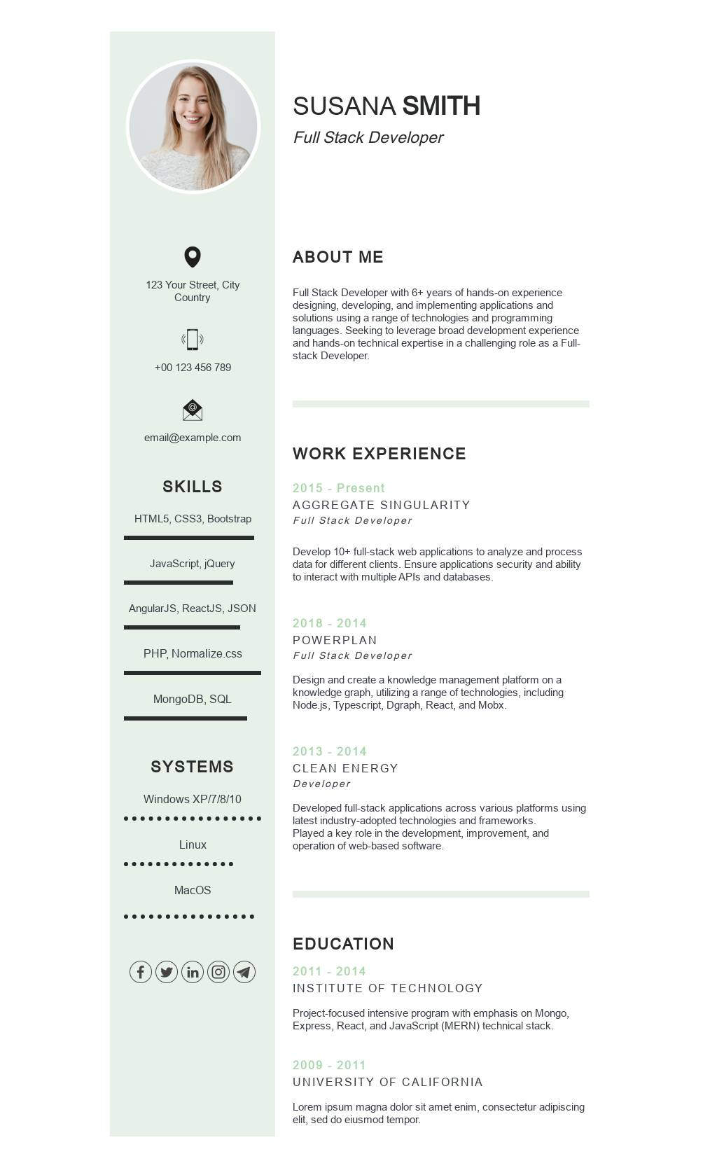CV/Resume