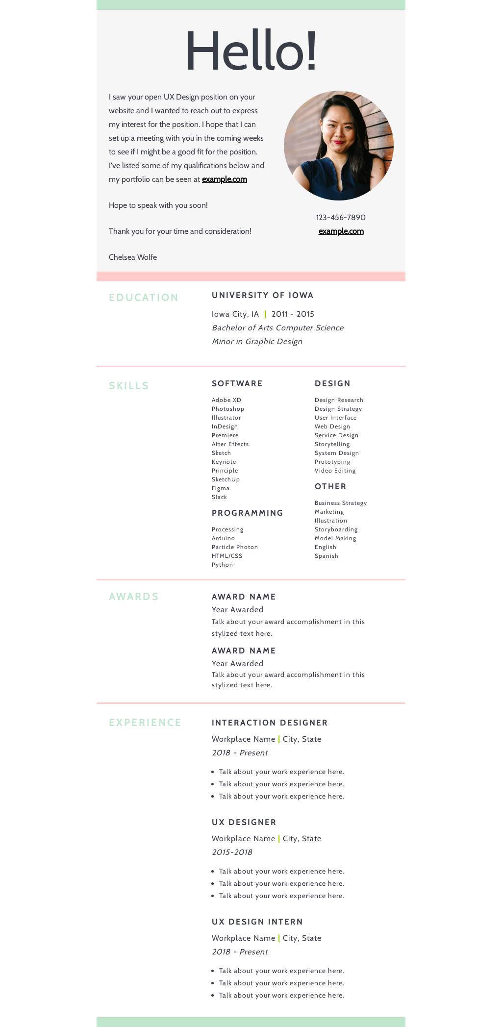 CV & Resume Template
