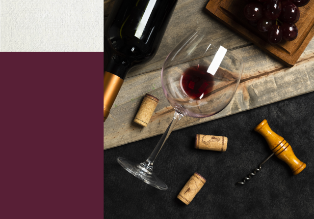 Wine Glass And Corks