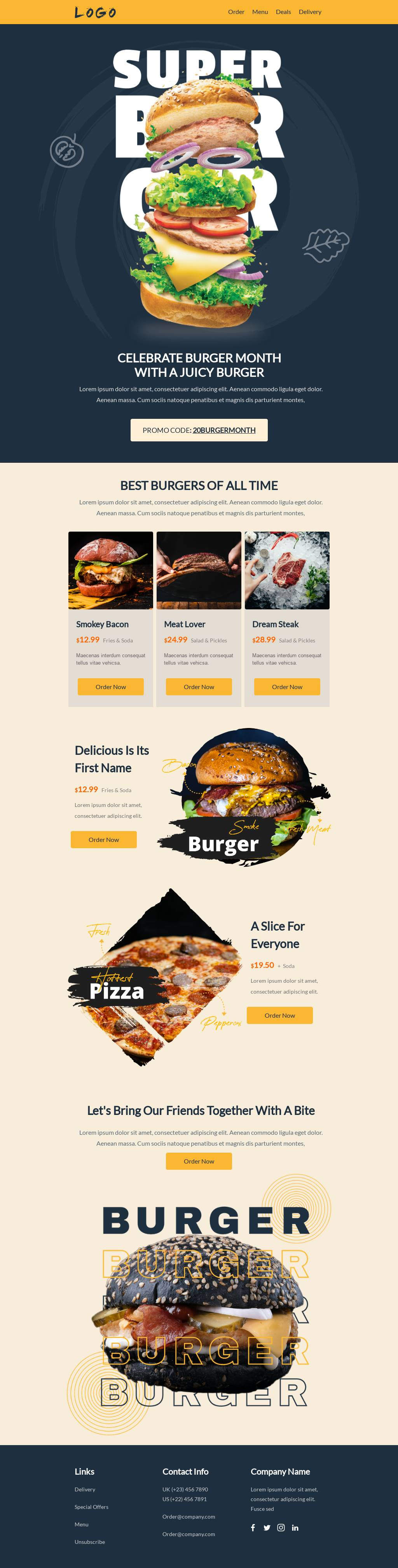 A Month Full Of Juicy Burgers