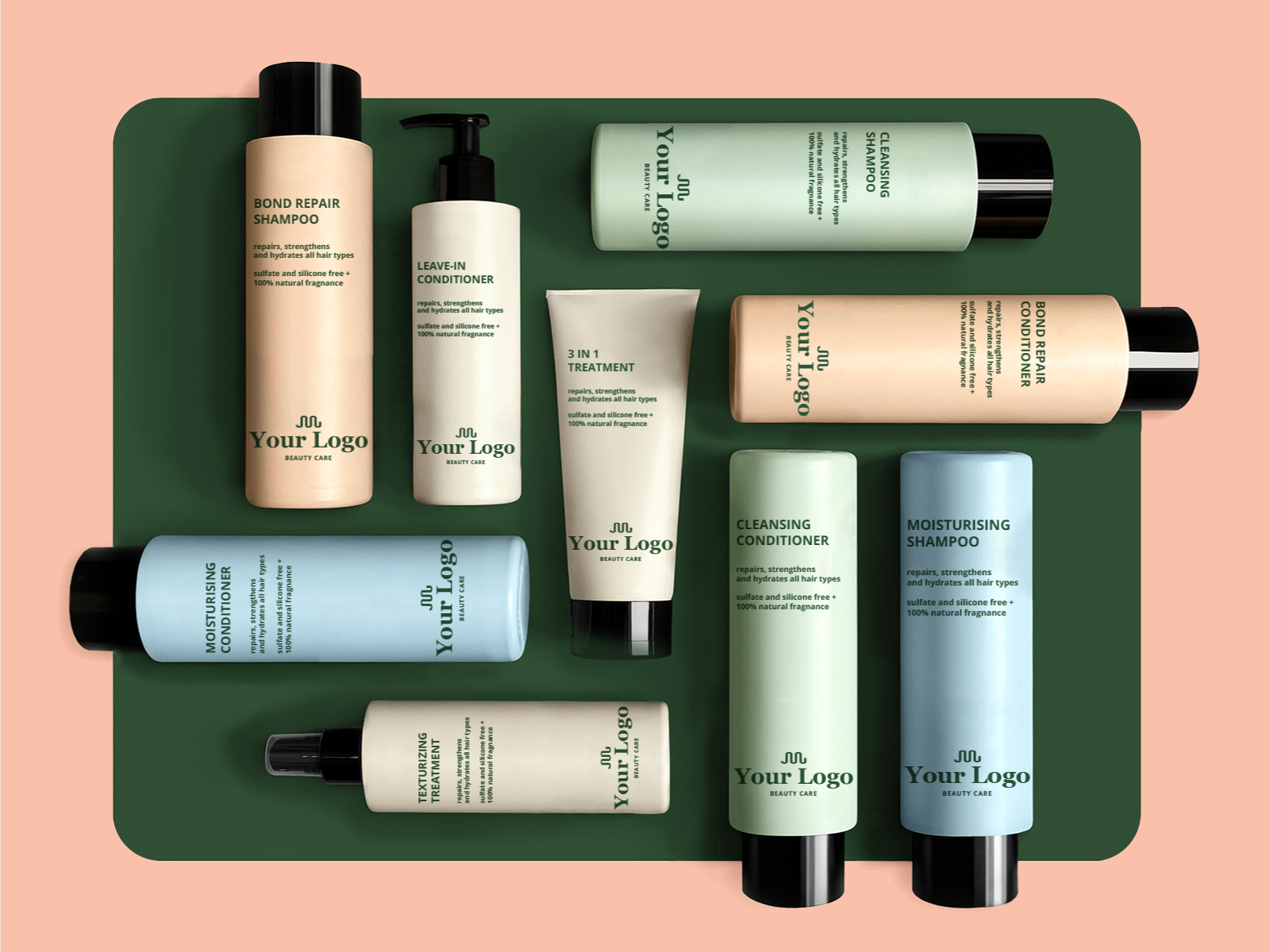 Hair Range Mockup Placeholder