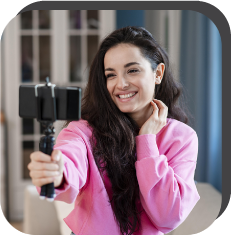 Woman Taking A Selfie