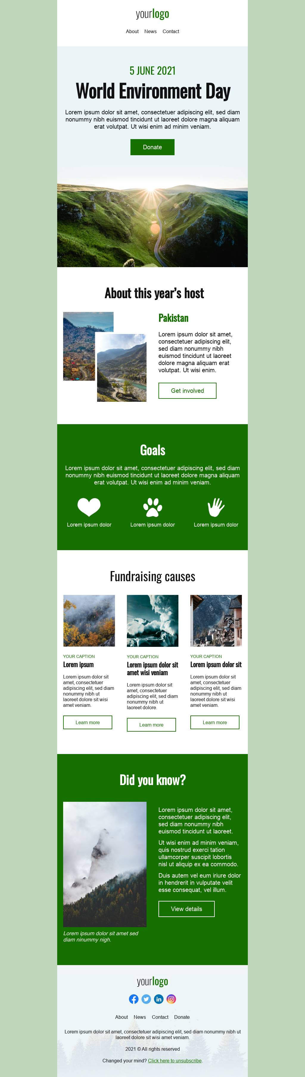 Fundraising for World Environment Day