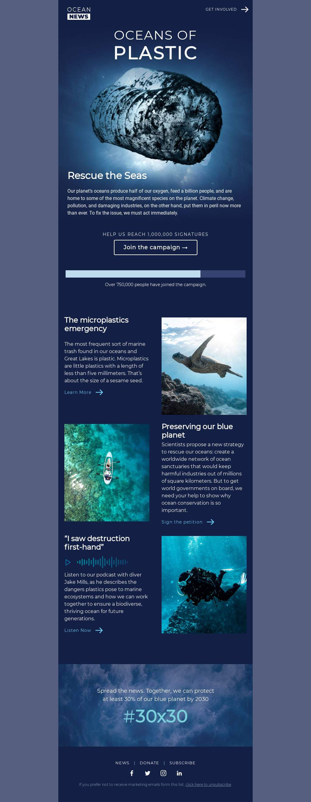 World Ocean Day Email
