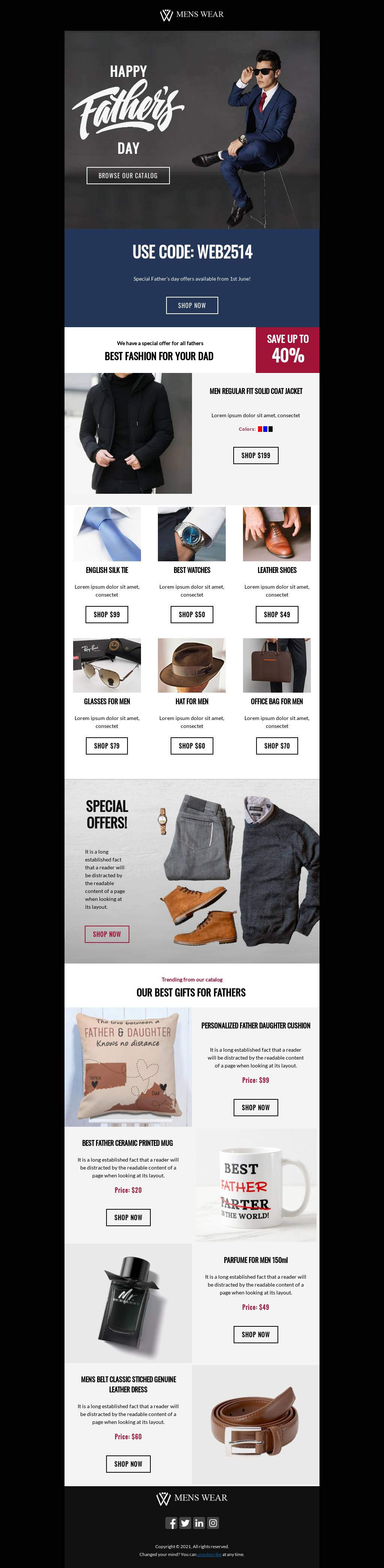 Best fashion for your dad