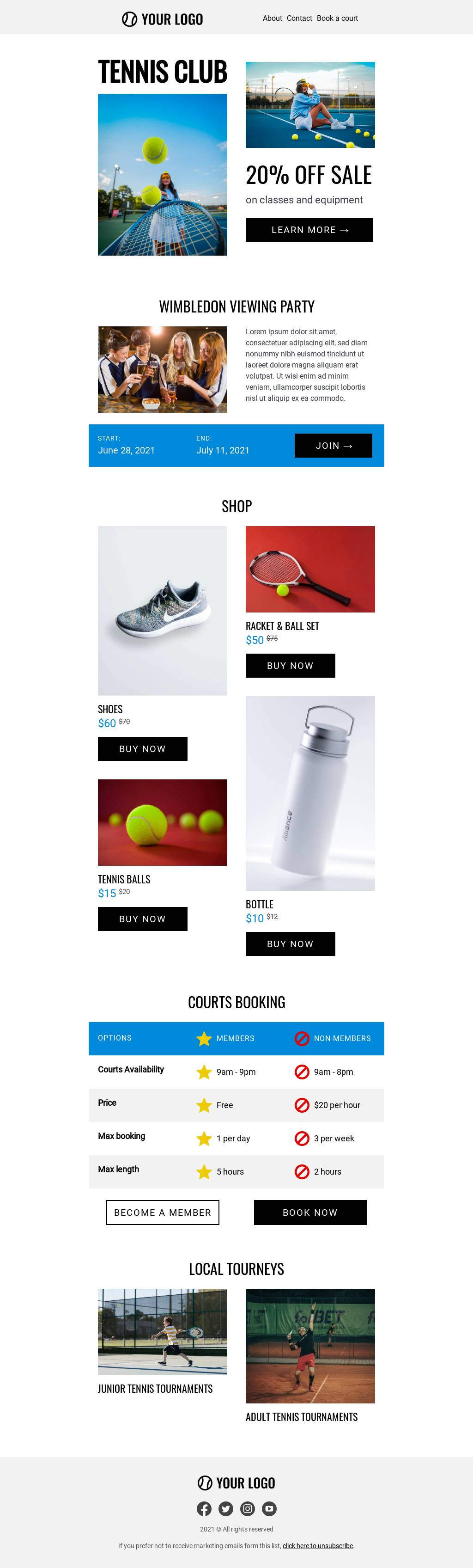 Wimbledon Sale