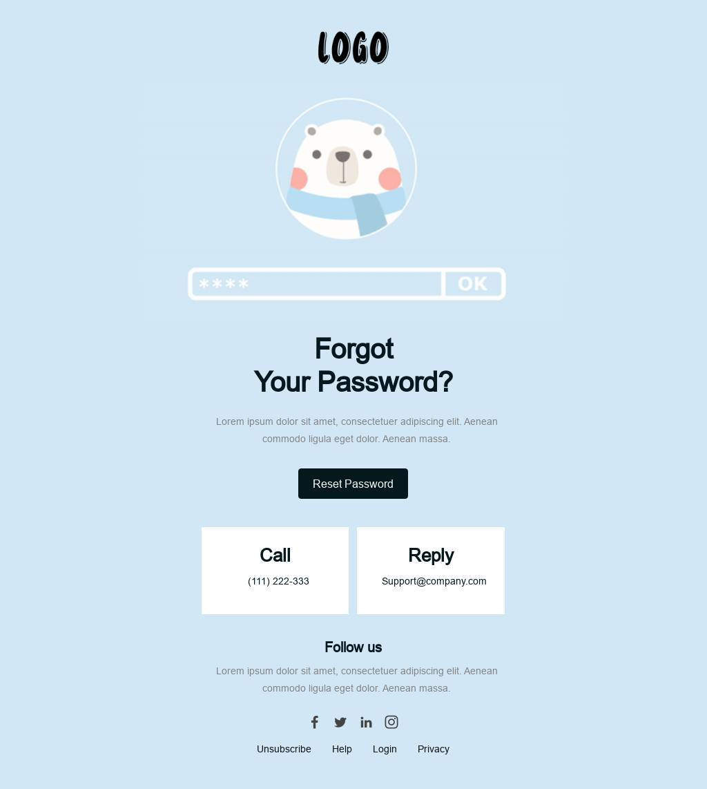 Reset Your Password Again