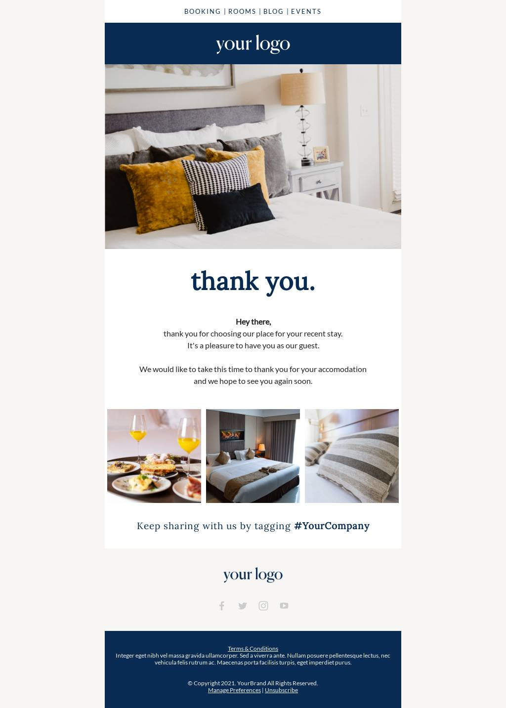 Thank you for your stay